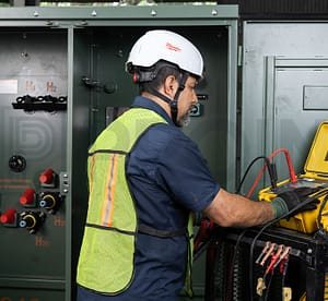 "Medición de transformadores eléctricos"