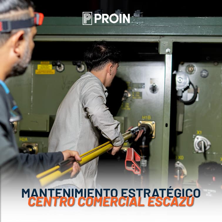 "Mantenimiento en centro comercial Multiplaza Escazu"